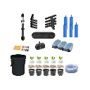 Grow Pot RDWC 2GAL Kit 6-Bucket Hydroponic System with Air Pumps, Net Pots & Water Reservoir