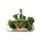 Mini Garden Wood Style Ultra-Compact Hydroponic Kit for Indoor Growing, 7 Plant with Nutrient and Plant Seeds (copy)