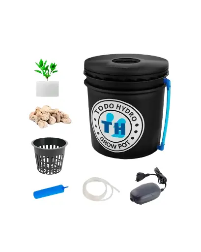 Grow Pot Original DWC Hydro Bucket Kit Includes Water Level Meter